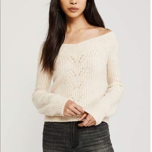 Abercrombie and Fitch Off Shoulder Sweater